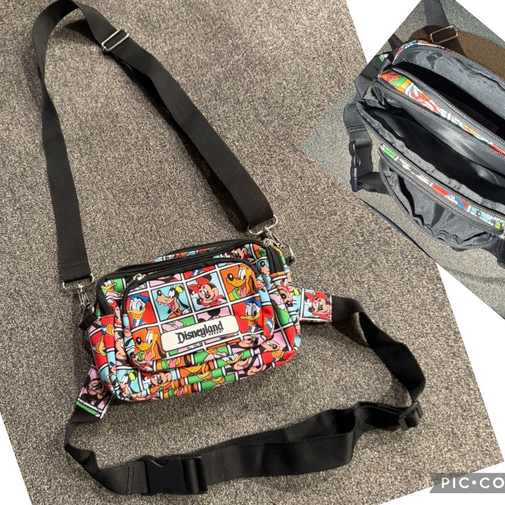 Disney Colorful Character Belt Bag